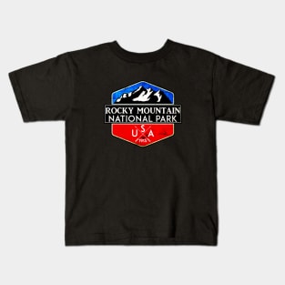 Rocky Mountain National Park Colorado Mountains Kids T-Shirt